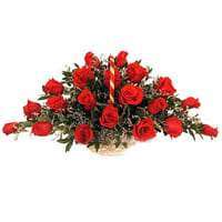 Send Flowers to Hoshiarpur 11 Dazzling Archangelic Red Roses Arrangement