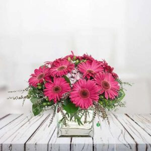 Send Flowers to Hoshiarpur 13 Lovely Bunch of Pink Gerberas