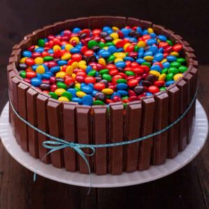 Home 34 Kitkat Gems Cake