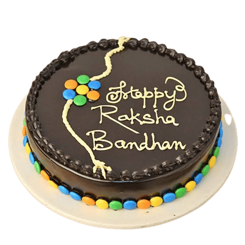 Home 1 send flowers and gifts online -rakhi gems cake