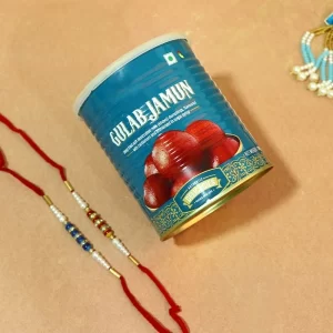 Amazing Rakhi With Gulab Jamun