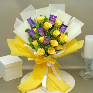 Blush yellow Roses Bouquet