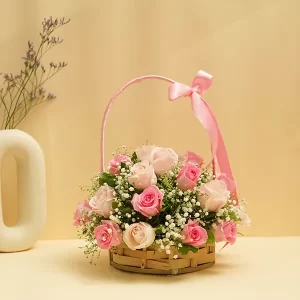 Home 22 Rose Basket for Gifting